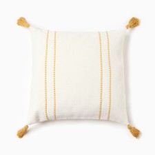 Pillowcase decorative Ethel Scandil 45x45 cm, yellow color, cotton