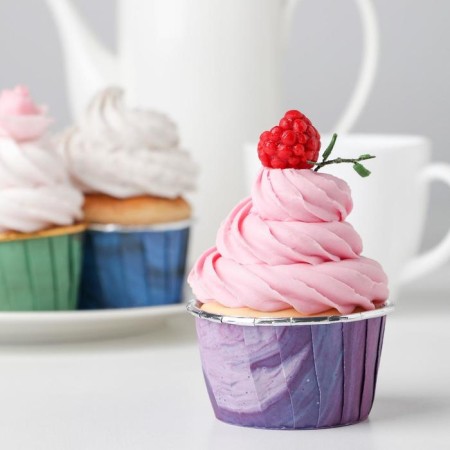 Form for baking cupcakes and cupcakes, confectionery packaging, "Flecture of Stone", Mix, 7 x 4 x 5 cm-3