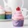 Form for baking cupcakes and cupcakes, confectionery packaging, "Flecture of Stone", Mix, 7 x 4 x 5 cm