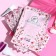 Mask Mask Moisturizer for the face with sakura extract, set of 5 pcs