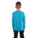 Longslit for a boy, turquoise color, height 128 cm