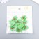 Decor for creativity plastic "Frog with strawberry" set 10 pcs 2.5x2 cm