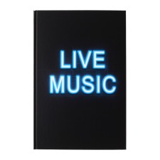 College-wiper in a solid cover 7BC, A4, 80 sheets, Live Music, Blok in a cage, matte lamination, selective varnish