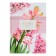 A5 BUSINESS BLOCK, 80 sheets in the FLORA line, Euro-format, hard cover, matte lamination, selective varnish, offset block, mix