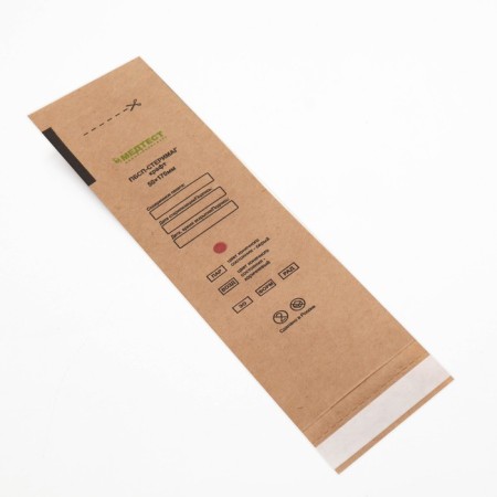 Crafts from craft-paper are self-sorted. For steam, air, ethylenexide sterilization 50*170mm-3