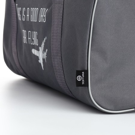 Road bag, textura, small size, color gray-5