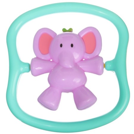Rattle "elephant", color mix, crush me-2