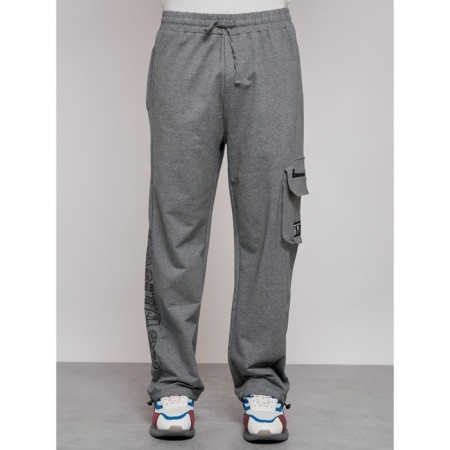 Sports male pants, size 48, gray color-19