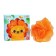 Baby washcloth for swimming with a loop "Lioner"