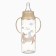 A bottle of feeding "Forest Friends" 250 ml, cylinder, with handles, beige color