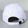 The cap is monophonic, the color is white, x/b