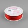 The tape is decorative, nylon/satin, with lurex, 25 mm, 18 ± 1 m, red color