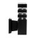 Wall lamp Luazon Lighting 1HE27X60 WT "Style", plastic, up, black