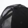 Women's cap with a straight visor "cool", black color, mesh, rr 56, with beads