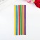 Decor wood for creativity "Color sticks" set 20 pcs 15x0.5x0.5 cm