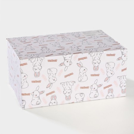 Serving share "Bunny", 30 × 16.5 × 10 cm, pink color-7