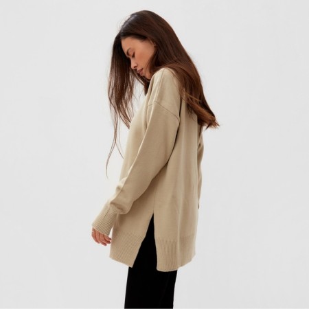 Women's sweater mist beige, p. S (40-42)-4