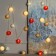 Garland “thread” 5 m with nozzles “red-blue”, IP20, transparent thread, 20 LED, glow warm white, 220 V