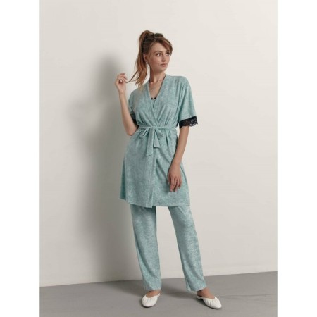 Pants Women's Home Conte Elegant Insomnia, Size L, Mint color-3