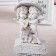 Table fireplace watches "Angels under an umbrella", h = 26 cm