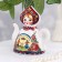 Bell doll on a teapot, 10 cm, mix