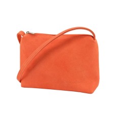 Female bag, artificial leather, orange 20x6.5x14 cm