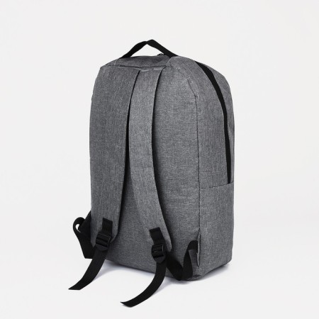 Youth backpack from lightning textiles, 2 pockets, gray color-3