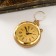 Souvenir Polystone with the clock "Jabius King" 25x15.3x8 cm