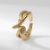 Ring Metal "Trend" nail, color gold, dimensionless
