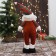 Soft toy "Santa Claus - Puzanchik" 10x52 cm, red -green