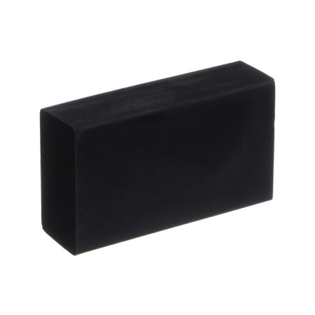 Rectangular eraser eraser 2v, black-3