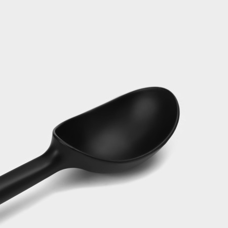 Spoon for ice cream Magistro Vantablack, 16.5 × 3.8 cm, black color-3