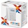 Texet TX 250 phone, wired, built -in display, white
