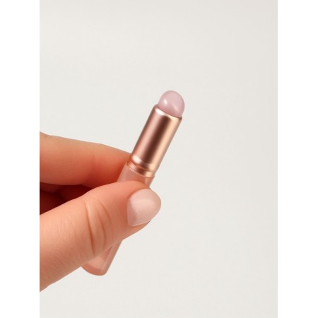 Applicator for lipstick and shine, 8 cm, beige color-3