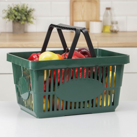 Basket for shopping, 42.5 × 30 × 22.5 cm, color mix-1