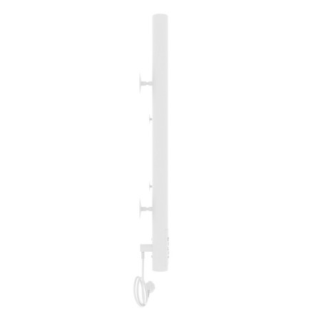 Towel electric heated Laris Olivia ChK8, 800x500 mm, 8 crossbars, left, white-12