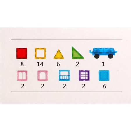 Magnetic designer "Magic Magnet", 45 parts-4