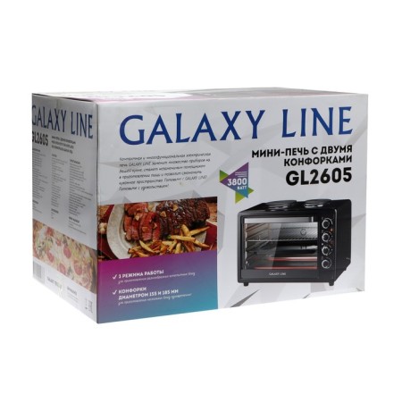 Mini-fucked Galaxy GL 2605, 3800/2200 W, 68 l, 3 modes, timer, black-8