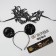 Carnival costume "mood color: black", rims, ears, mask, thermal priece
