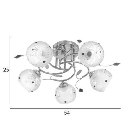 Arten Causenger Service 5x40W E27 Chrome Model: 2600551-9