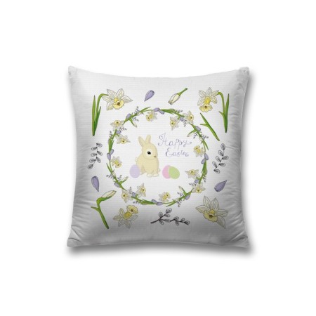 Decorative pillowcase "Easter motifs", on a zipper, size 45x45 cm
