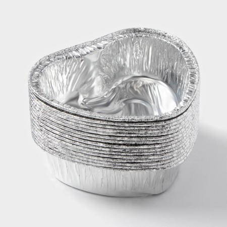 A set of foil baking forms, 8 × 9 × 2.5 cm, 30 pcs-4