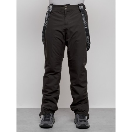 Semi-combinezone ski insulated male winter, size 54, dark gray color