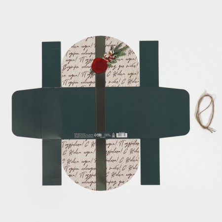 Box the team "New Year's package", 22 x 15 x 6 cm, New Year-7