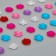 Sticker of rhinestones plastic "Flowers" MIX 30x10 cm