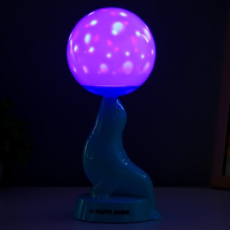 Table lamp "Sea cat" LED 3W 3AA 3000K Blue 10x11x26 cm Risalux-2