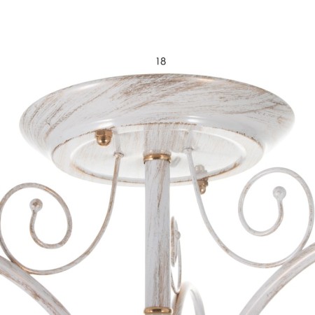 Chandelier 2150/3 E27 40W white with a golden patina 47x47x35 cm Bayerlux-4