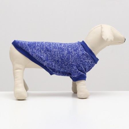 Melange sweater, size XS (DS 14, Osh 23, OG 22 cm), blue-1
