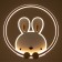 Lamp "Bunny" LED 124W pink-white 53x51x5.5 cm Bayerlux