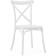 Plastic chair Venus plastic, white 48x53x88 cm